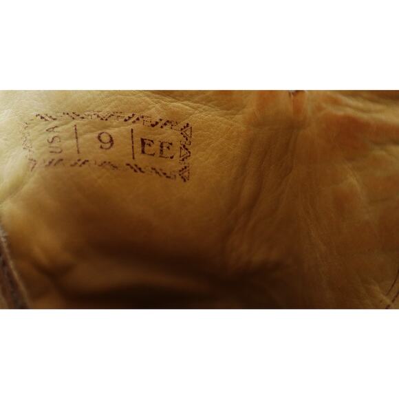 Vintage 60s 70s SAFARI Exotic Leather Crocodile Cowboy Boots Men 9 EE Extra Wide - Picture 9 of 10